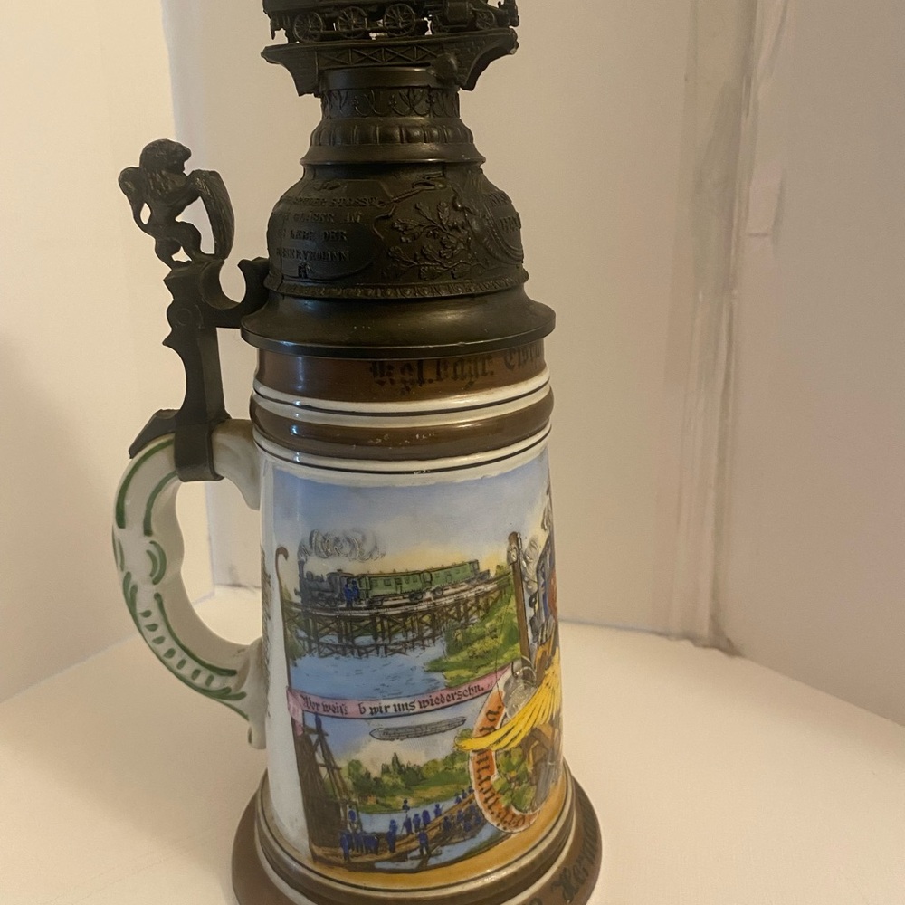 Germán Military Beer Stein 1957 Reproduction of 1857